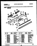 CONTROL PANEL Diagram and Parts List for FED354BAB3  Frigidaire Range