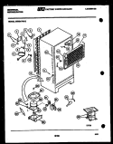 SYSTEM AND AUTOMATIC DEFROST PARTS Diagram and Parts List for GTN217HH2  Frigidaire Refrigerator