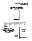 COVER Diagram and Parts List for FRT20NGCB9  Frigidaire Refrigerator