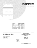 COVER Diagram and Parts List for TEF326FBB  Tappan Range