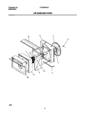 AIR HANDLING PARTS Diagram and Parts List for FAS226H2A2  Frigidaire Air Conditioner