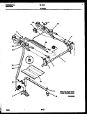 BURNER PARTS Diagram and Parts List for 30-1049-23-10  Tappan Range