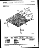 TOP PARTS Diagram and Parts List for DP400A1  Frigidaire Dishwasher