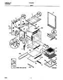 BODY Diagram and Parts List for TEF365BEWB  Tappan Range