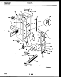 CABINET PARTS Diagram and Parts List for FRS24WPAW0  Frigidaire Refrigerator