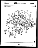BODY PARTS Diagram and Parts List for 56-2359-10-01  Tappan Microwave