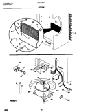 SYSTEM Diagram and Parts List for FFU11F0HW0  Frigidaire Freezer