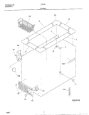CABINET Diagram and Parts List for CF152  Frigidaire Freezer