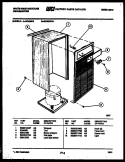 CABINET AND CONTROL PARTS Diagram and Parts List for ED408K3  Frigidaire Dehumidifier