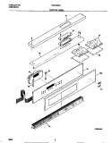 CONTROL PANEL Diagram and Parts List for FEB798WCCC  Frigidaire Wall Oven