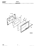 DRAWER / DOOR Diagram and Parts List for TGB504CCB1  Tappan Range