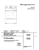 COVER Diagram and Parts List for FEF336ASC  Frigidaire Range