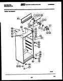 CABINET PARTS Diagram and Parts List for TSK140EN5T  Kelvinator Refrigerator