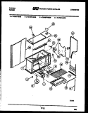UPPER BODY PARTS Diagram and Parts List for 72-3657-00-08  Tappan Range