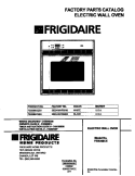 COVER Diagram and Parts List for FEB386CEBH  Frigidaire Wall Oven
