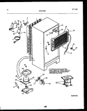 SYSTEM AND AUTOMATIC DEFROST PARTS Diagram and Parts List for FPCEB21TIRB1  Frigidaire Refrigerator