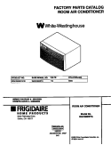 COVER Diagram and Parts List for WAC083W7A1B  Frigidaire Air Conditioner