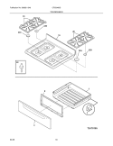 Part Location Diagram of 316248507 Frigidaire GRATE