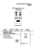 COVER Diagram and Parts List for FES300ASD  Frigidaire Range