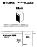 COVER Diagram and Parts List for MDH40YG1  Gibson Dehumidifier