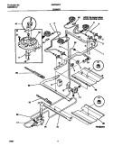 BURNER Diagram and Parts List for GGF355CFSA  Gibson Range