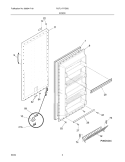 Part Location Diagram of 297316525 Frigidaire PANEL-OUTER DOOR