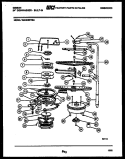 MOTOR PUMP PARTS Diagram and Parts List for SU24D5KYGA  Gibson Dishwasher