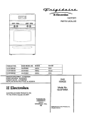 COVER Diagram and Parts List for GLGFS66AQE  Frigidaire Range
