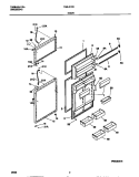 Part Location Diagram of 5303917608 Frigidaire PANEL-Freezer  DOOR