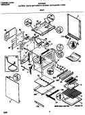 BODY Diagram and Parts List for FGF376CETM  Frigidaire Range
