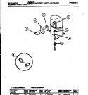 COMPRESSOR PARTS Diagram and Parts List for AR22NS5E2  Frigidaire Air Conditioner