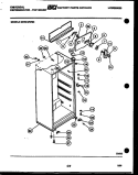 CABINET PARTS Diagram and Parts List for GTN140WGV3  Frigidaire Refrigerator