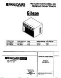 COVER Diagram and Parts List for GAL108W1A3  Gibson Air Conditioner