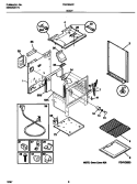 BODY Diagram and Parts List for TGF335CFTA  Tappan Range