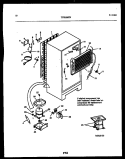 SYSTEM AND AUTOMATIC DEFROST PARTS Diagram and Parts List for TPK160PN3W  Kelvinator Refrigerator