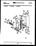 Part Location Diagram of 5306594549 Frigidaire HINGE, BOTTOM