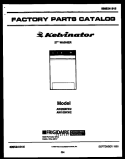 CABINET PARTS Diagram and Parts List for AW100KW2  Kelvinator Washer