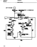 WIRING DIAGRAM Diagram and Parts List for MDDQ50FW6  Frigidaire Dehumidifier