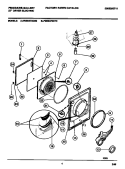 DOOR, FRONT PANEL, LINT FILTER Diagram and Parts List for FDE847GCT0  Frigidaire Dryer