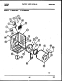 CABINET AND COMPONENT PARTS Diagram and Parts List for 49-2848-23-04  Tappan Dryer