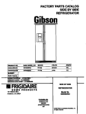 COVER Diagram and Parts List for GRS20ZRHW0  Gibson Refrigerator