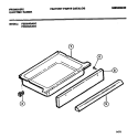 DRAWER Diagram and Parts List for FES354BABC  Frigidaire Range