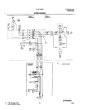 WIRING DIAGRAM Diagram and Parts List for GLHT184RAQ6  Frigidaire Refrigerator