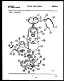 TUB DETAIL Diagram and Parts List for MLXE42RBW0  Tappan Washer Dryer Combo