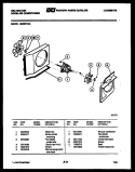 AIR HANDLING PARTS Diagram and Parts List for M208F1EA  Kelvinator Air Conditioner