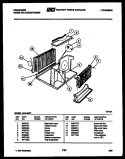 UNIT PARTS Diagram and Parts List for A04LE2F1  Frigidaire Air Conditioner