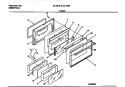 DOOR Diagram and Parts List for 30-4982-00-05  Tappan Range