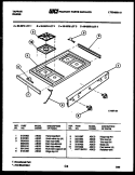 COOKTOP PARTS Diagram and Parts List for 30-3978-66-01  Tappan Range