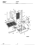 SYSTEM Diagram and Parts List for FRS22WNCW0  Frigidaire Refrigerator