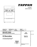 COVER Diagram and Parts List for TGF317AWB  Tappan Range